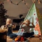 Cort mare Harta Lumii Play Tepee Multicolor Sunny
